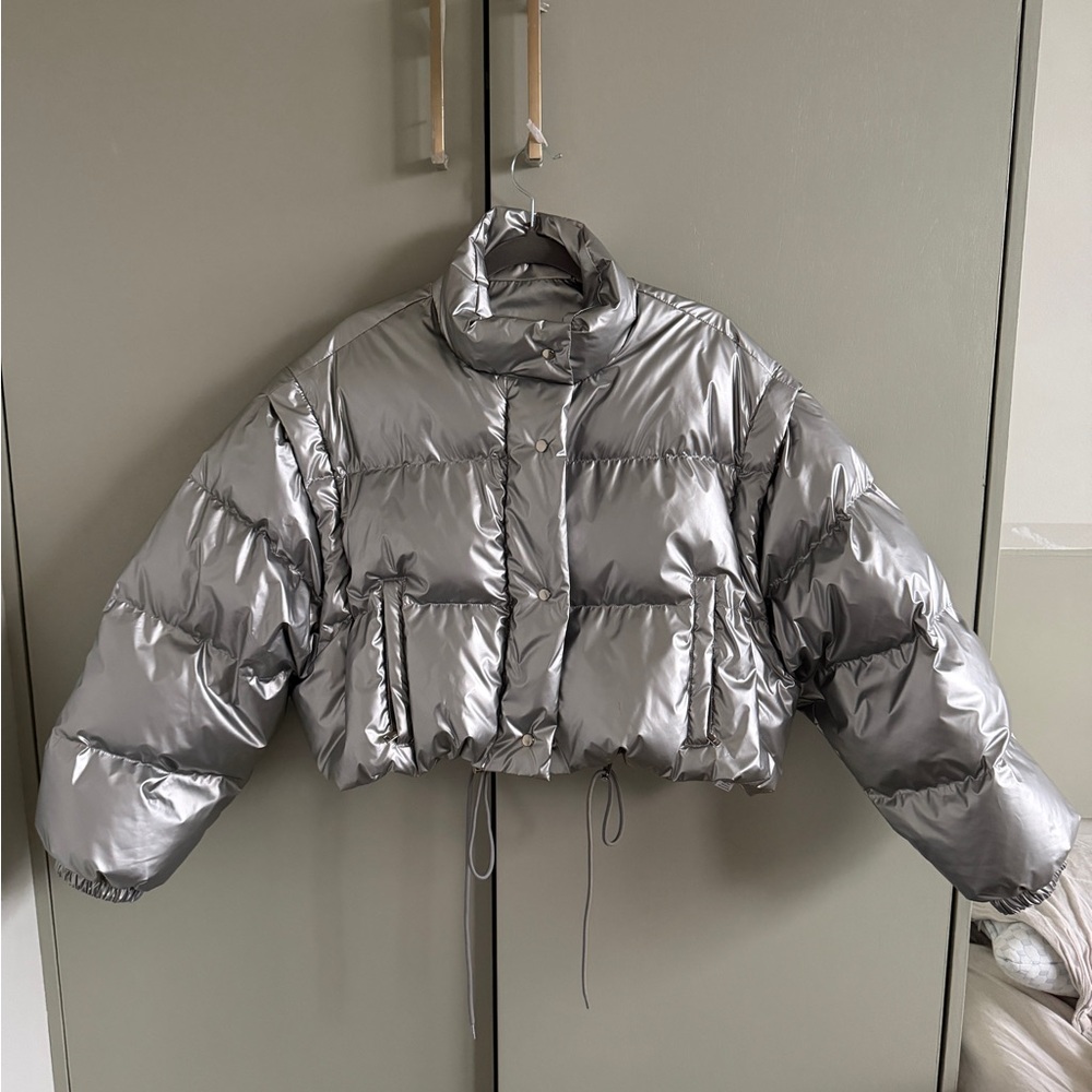Storets Anna 2-way Down Puffer Jacket Silver